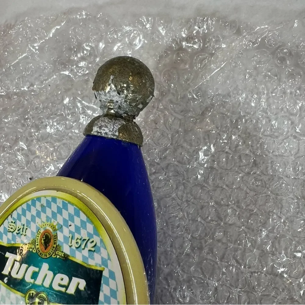 Tucher Helles Hefeweizen beer tap handle